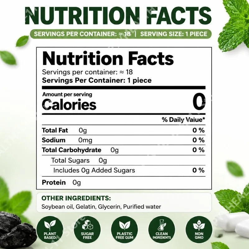 DHOP Remineralizing Gum Gummies Mint Flavor Sugar Free Fresh Breath Nano Hydroxyapati alternate view