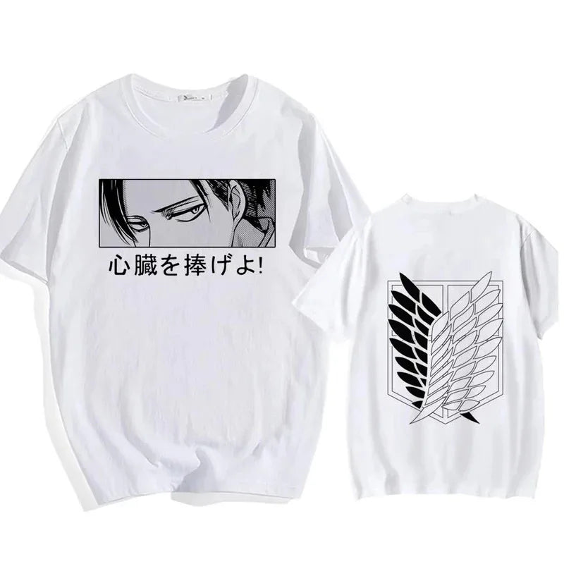Anime Graphic Cotton Tee | Short Sleeve Casual O Neck T Shirt for Travel
