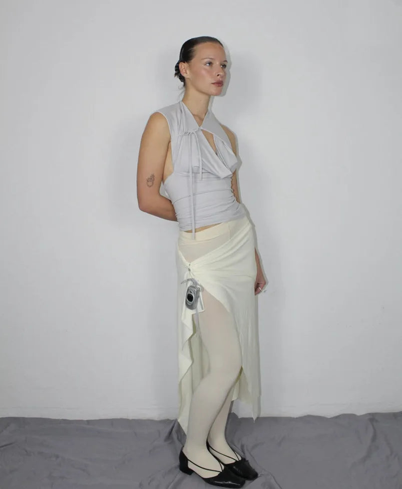 Solid Twill Tank Top | Slight Stretch Casual Sleeveless Top for Women Summer 2025