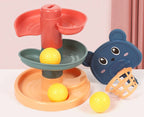Montessori Rolling Ball Track Toy