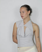 Solid Twill Tank Top | Slight Stretch Casual Sleeveless Top for Women Summer 2025