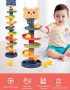 Montessori Rolling Ball Track Toy