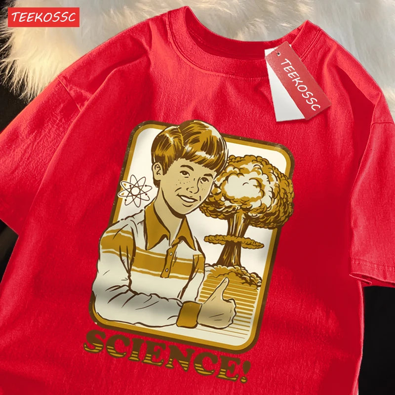 Cartoon Cotton Graphic Tee | Breathable Short Sleeve Hip Hop T Shirt for Summer