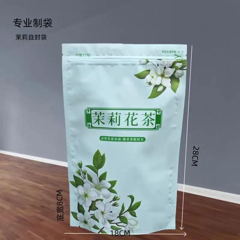 Authentic Jasmine Flower Tea Set Bags S/M/L Green Oolong Jasmine Self-sealing Bag 250 alternate view
