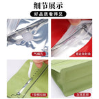High quality premium flower scented tea jasmine tea aluminum foil bag green black oolo close-up view