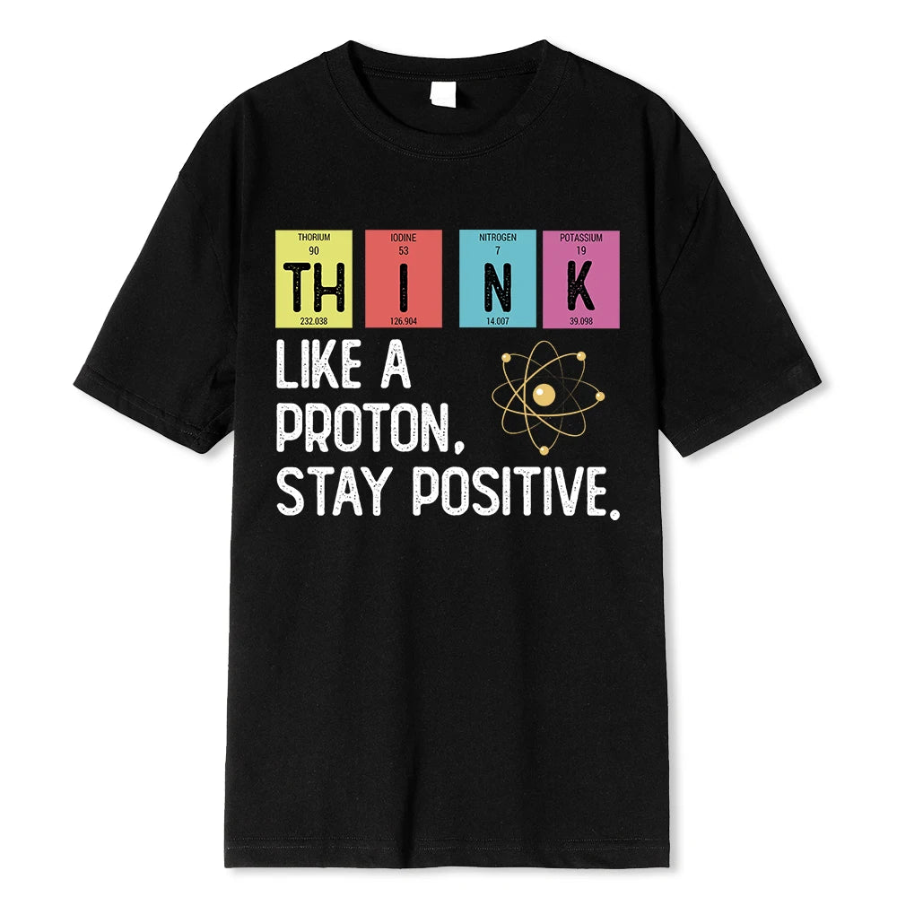Wrinkle Free Cotton Letter Tee | Breathable Stretchable Short Sleeve T Shirt for Summer