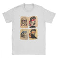 Cotton Elastane Printed Tee | Breathable Moisture Wicking Short Sleeve T Shirt for Men