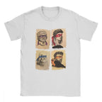 Cotton Elastane Printed Tee | Breathable Moisture Wicking Short Sleeve T Shirt for Men