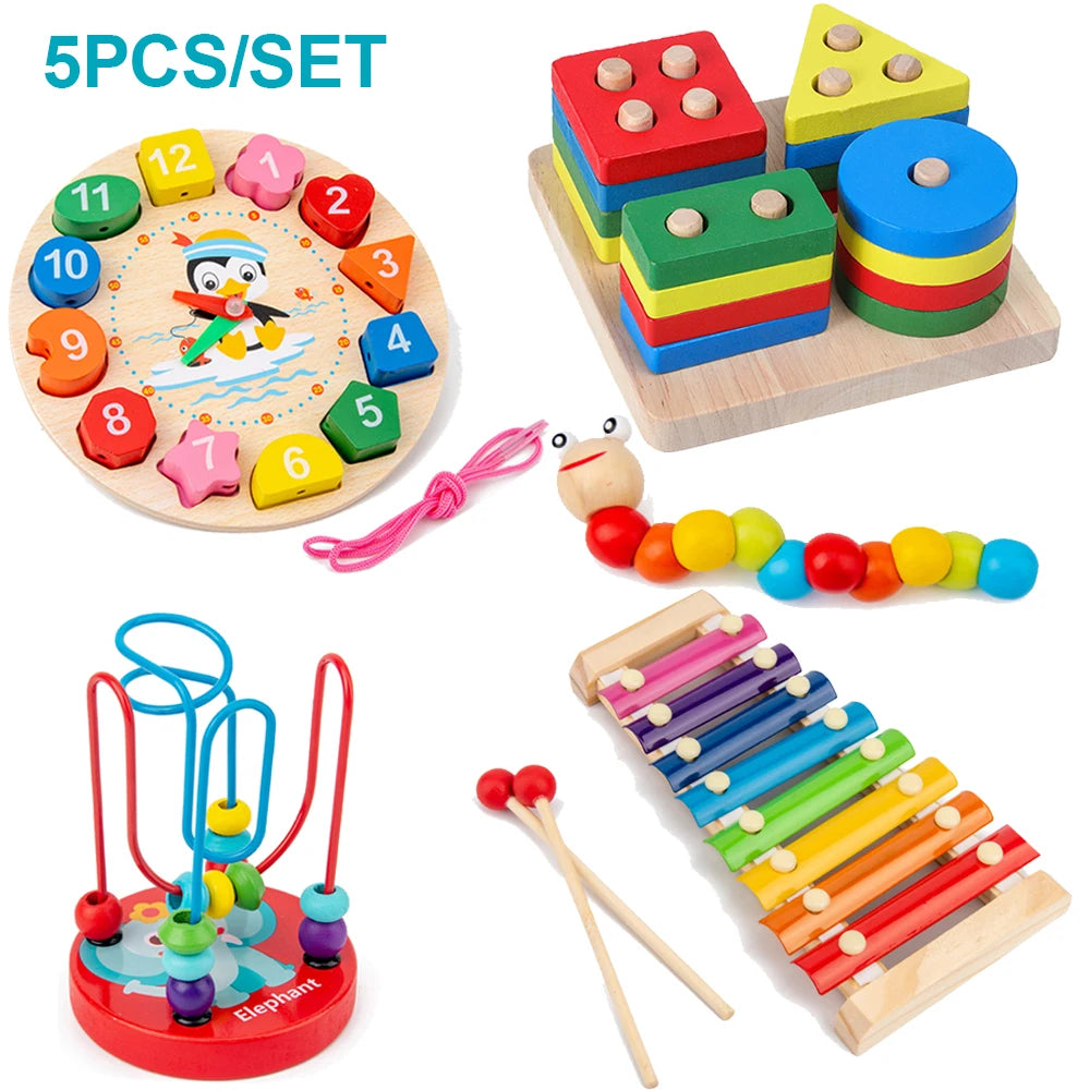 Montessori Wooden Educational Toy for Toddlers