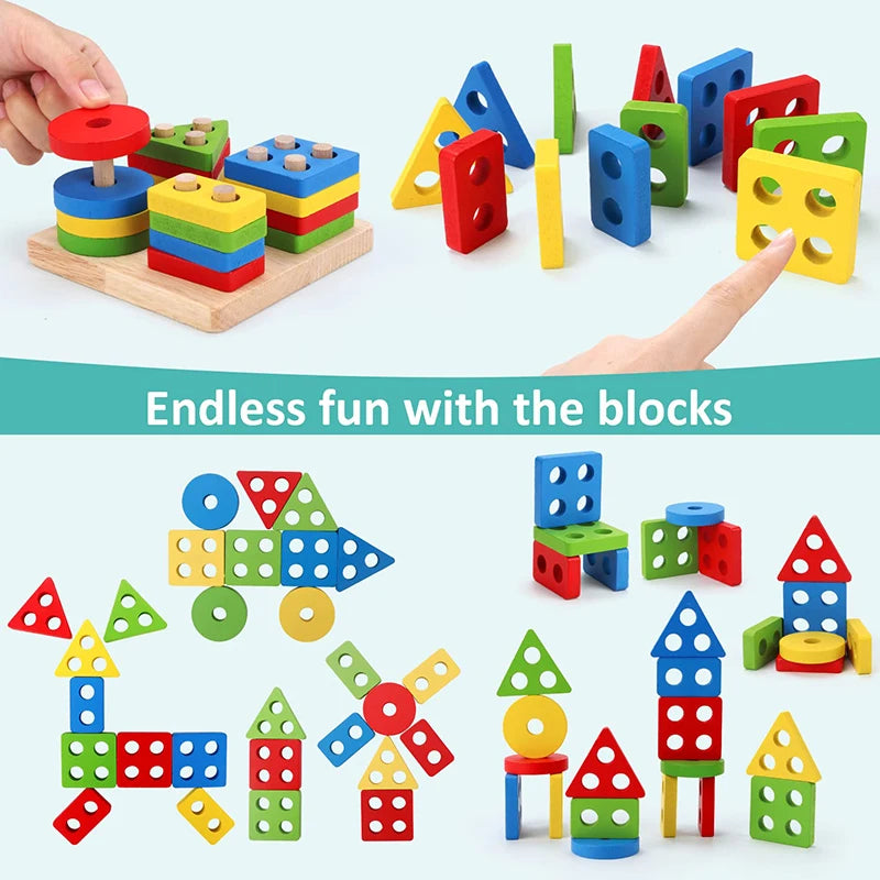 Montessori Wooden Educational Toy for Toddlers