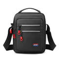 Oxford Fold Over Business Bag | Zipper Closure Unisex Crossbody with Multiple Pockets