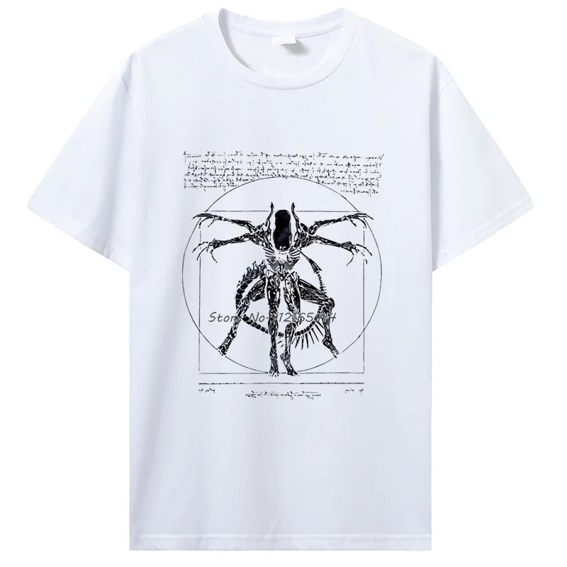 Lightweight Cotton Printed Tee | Short Sleeve O Neck Casual T Shirt for Spring and Summer