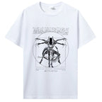 Lightweight Cotton Printed Tee | Short Sleeve O Neck Casual T Shirt for Spring and Summer