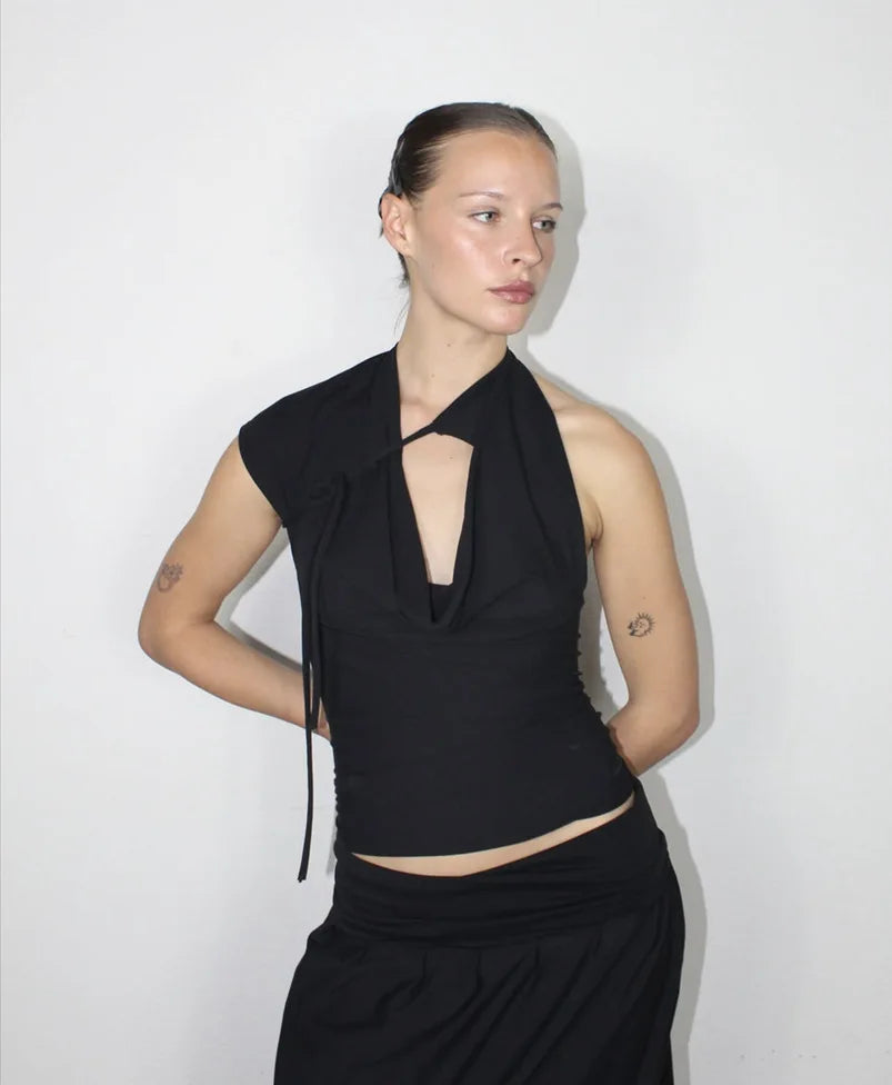 Solid Twill Tank Top | Slight Stretch Casual Sleeveless Top for Women Summer 2025 additional angle