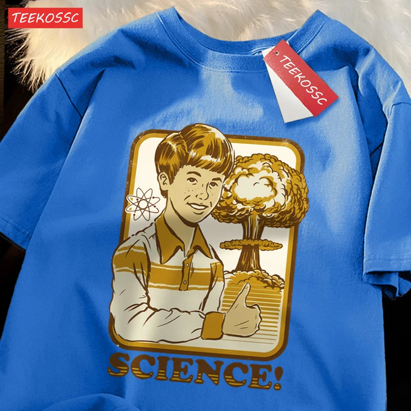 Cartoon Cotton Graphic Tee | Breathable Short Sleeve Hip Hop T Shirt for Summer