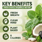 DHOP Remineralizing Gum Gummies Mint Flavor Sugar Free Fresh Breath Nano Hydroxyapatit close-up view