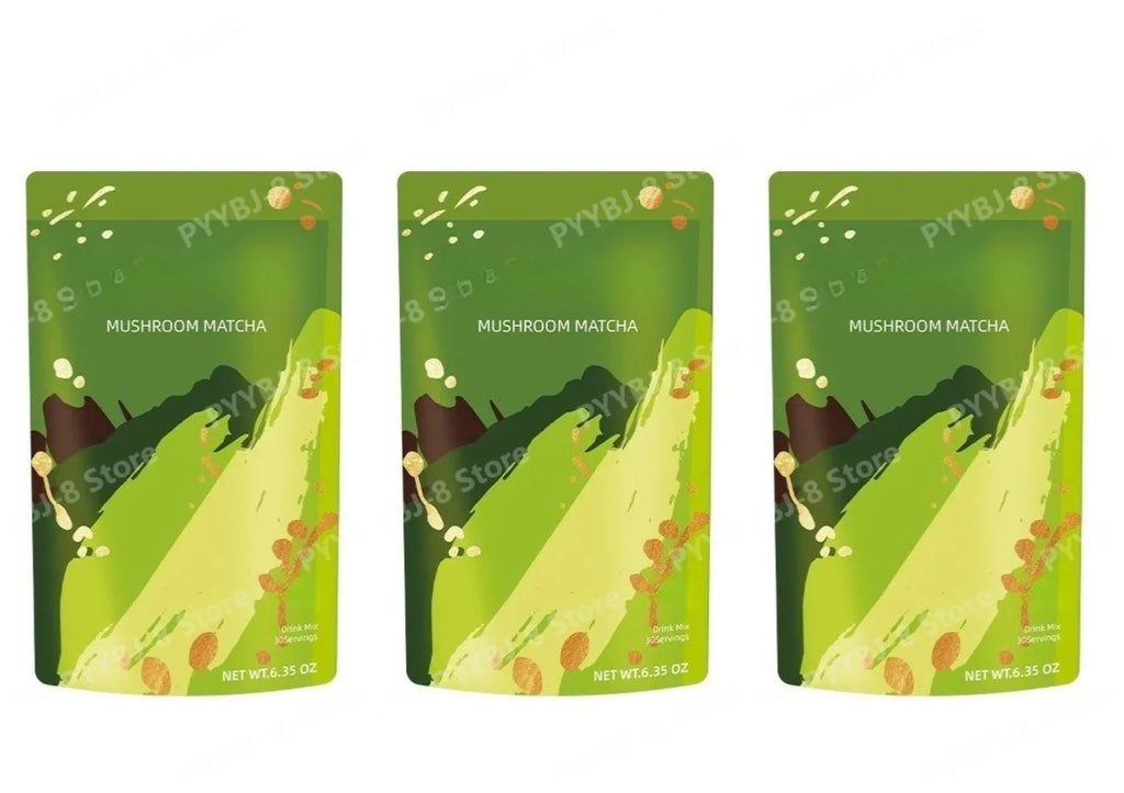 Mushroom Matcha Powder with Lion's Mane, Reishi & Cordyceps, 6.35 Oz (180g) , Non-GMO alternate view