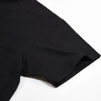Wrinkle Free Cotton Letter Tee | Breathable Stretchable Short Sleeve T Shirt for Summer