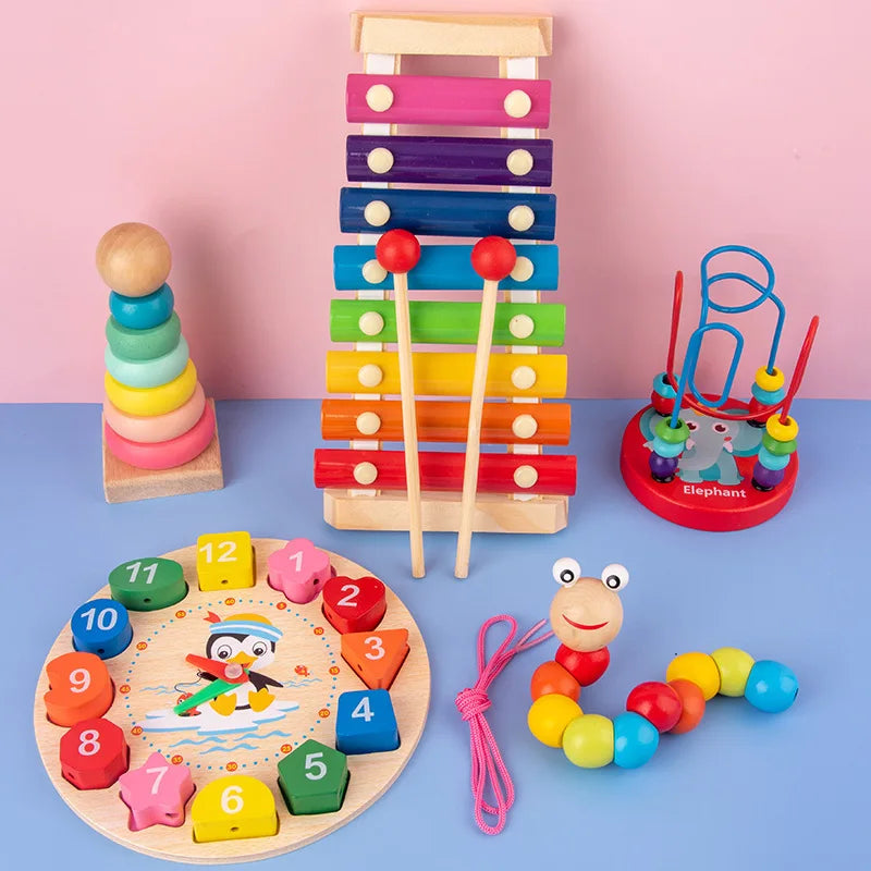 Montessori Wooden Educational Toy for Toddlers