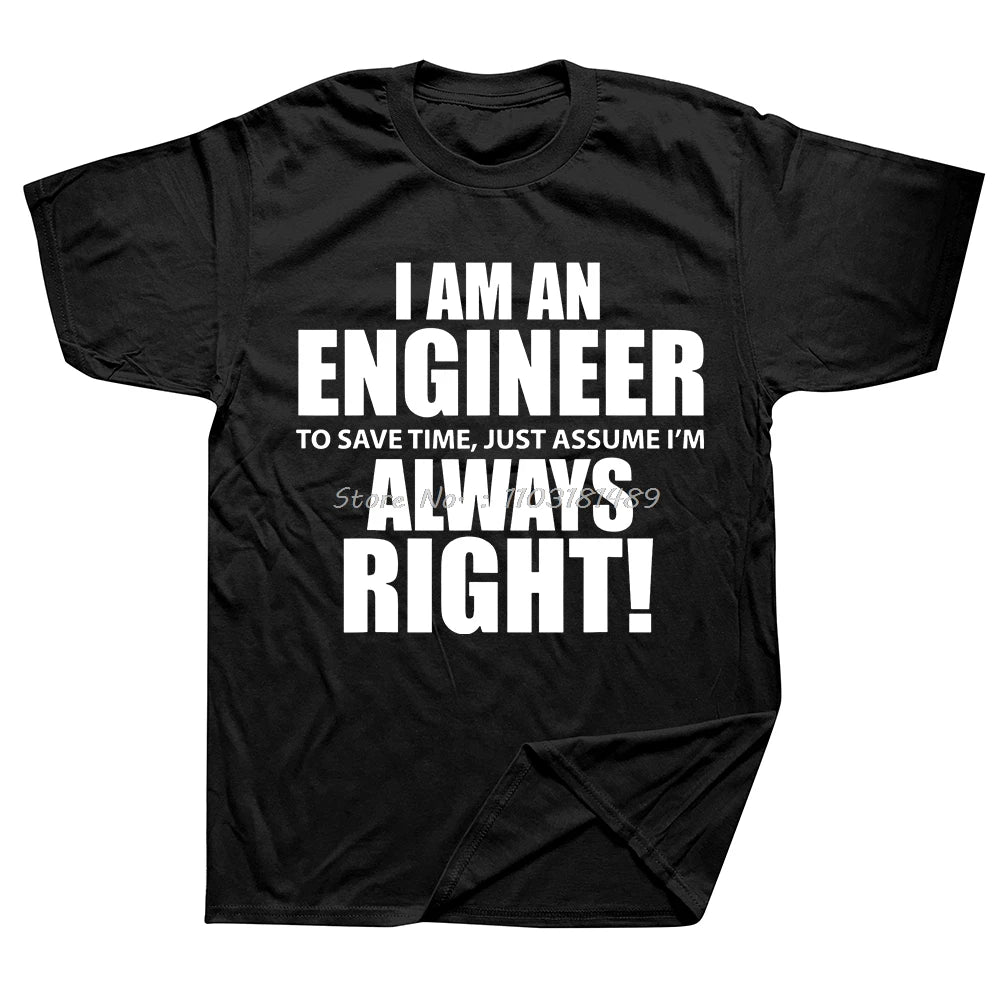 Funny Saying Trust Me I Am An Engineer Letter T Shirts Men Geek Letter T-shirts Programmer Streetwear Short Sleeve O-Neck Tshirt