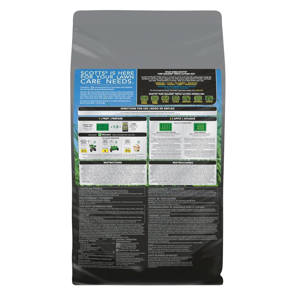 Scotts Turf Builder Triple Action1 Lawn Care Formula