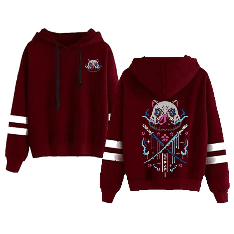 Fleece Hoodie | Printed Full Sleeve O Neck Casual Pullover for Autumn and Winter additional angle