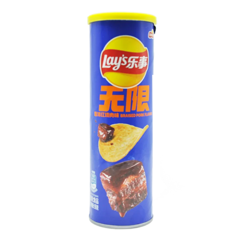 Lay's Potato Chips 3.18oz(90g)*3 bottles Leisure TV series satisfy cravings, office additional angle