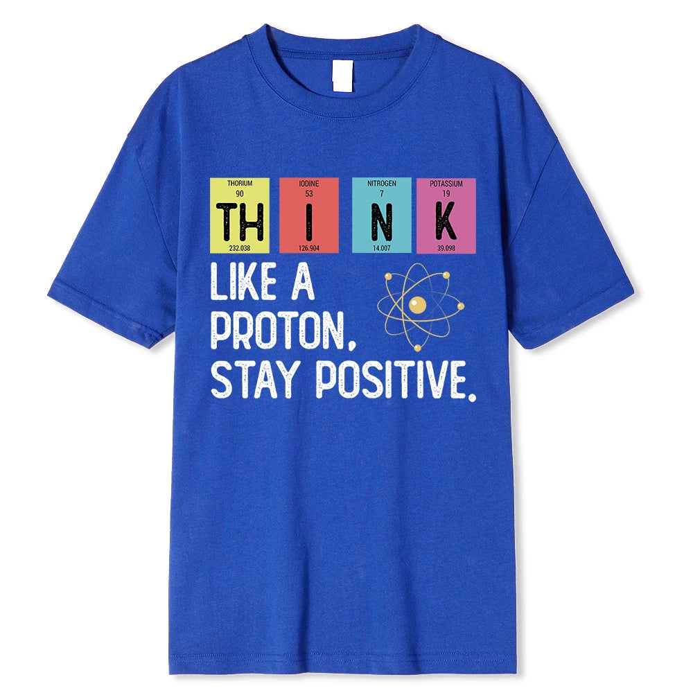 Wrinkle Free Cotton Letter Tee | Breathable Stretchable Short Sleeve T Shirt for Summer