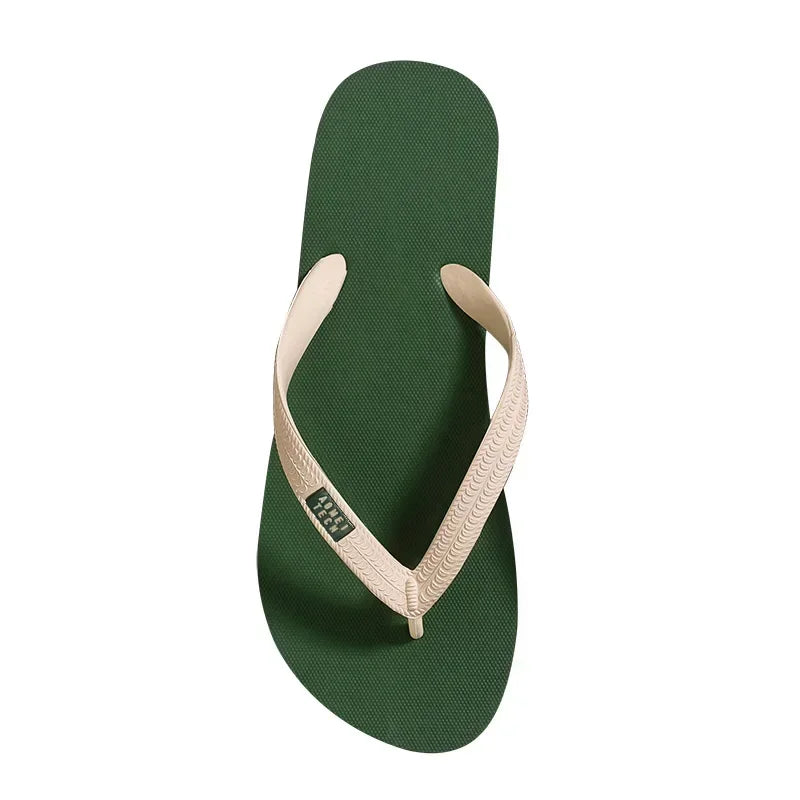 Basic PVC Summer Slippers | Lightweight Rubber Sole Outdoor Sandals for Men