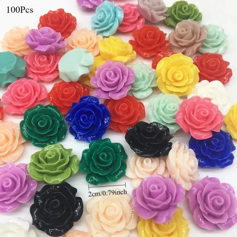 30/50/100Pcs Mix Design Candy Sweets Flatback Resin Cabochons for Kids Embellishments DI detail view