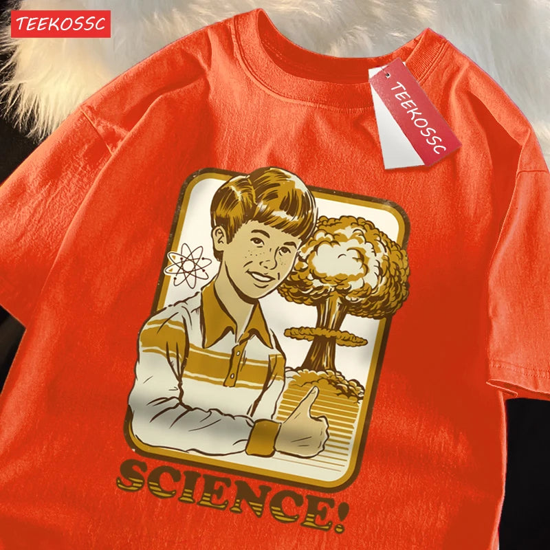 Cartoon Cotton Graphic Tee | Breathable Short Sleeve Hip Hop T Shirt for Summer