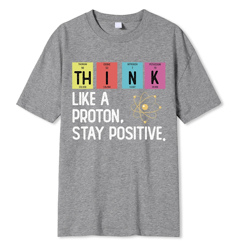 Wrinkle Free Cotton Letter Tee | Breathable Stretchable Short Sleeve T Shirt for Summer