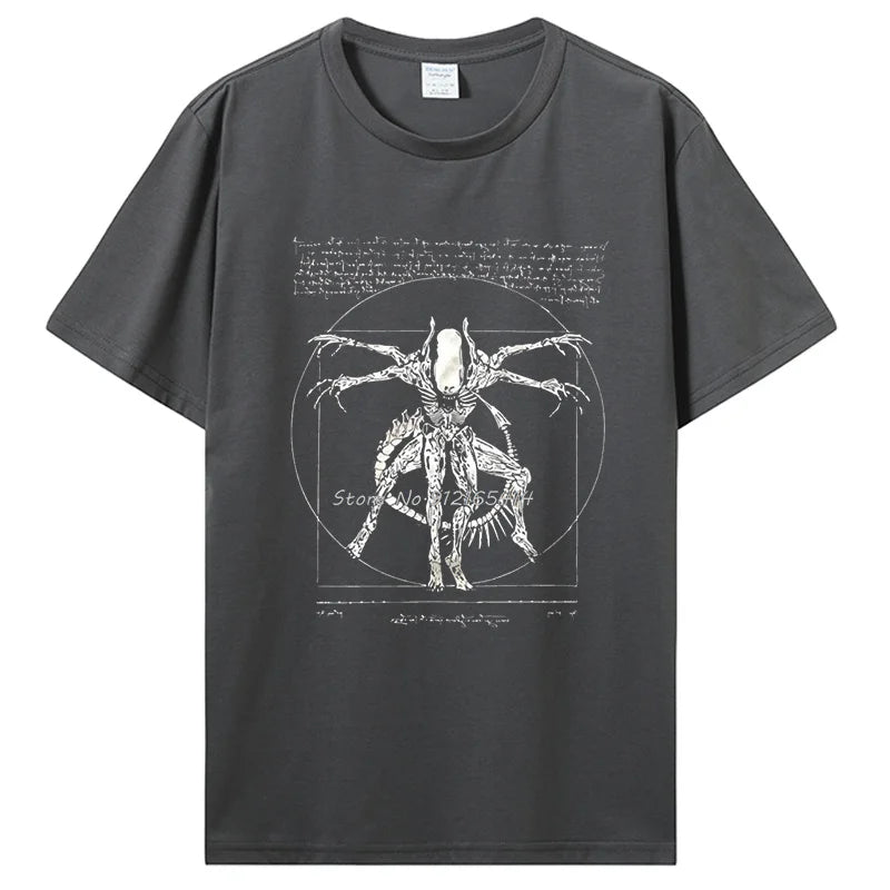 Lightweight Cotton Printed Tee | Short Sleeve O Neck Casual T Shirt for Spring and Summer