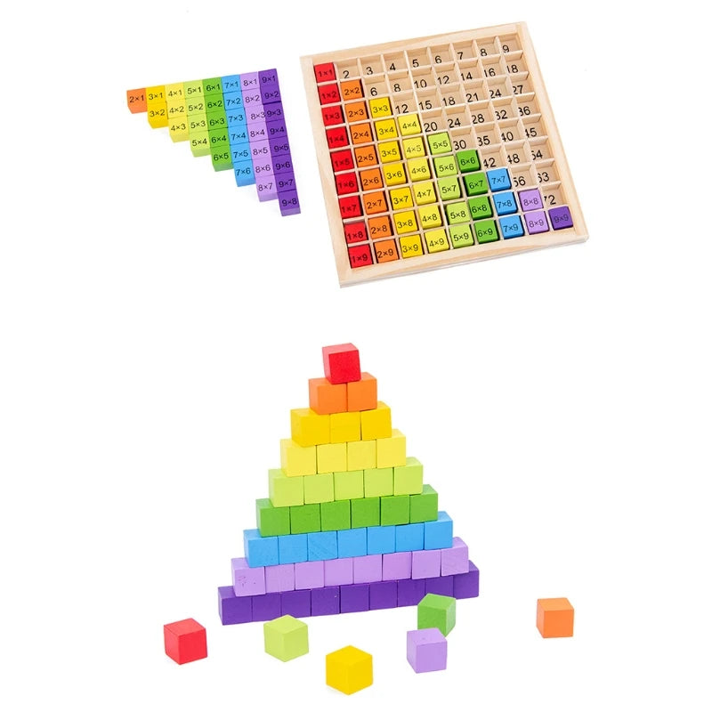 Montessori Wooden Multiplication Table Toy