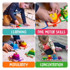 Max & Lea Montessori Sensory Shape Board Toys